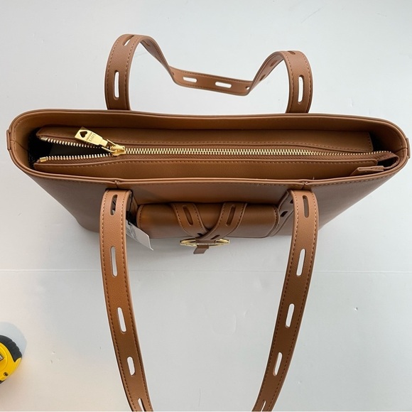 LOVE MOSCHINO Cammello Vegan Leather Tote camel Tote Tan - Picture 7 of 13